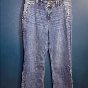 Judy Blue wide leg Jeans in Classic Blue